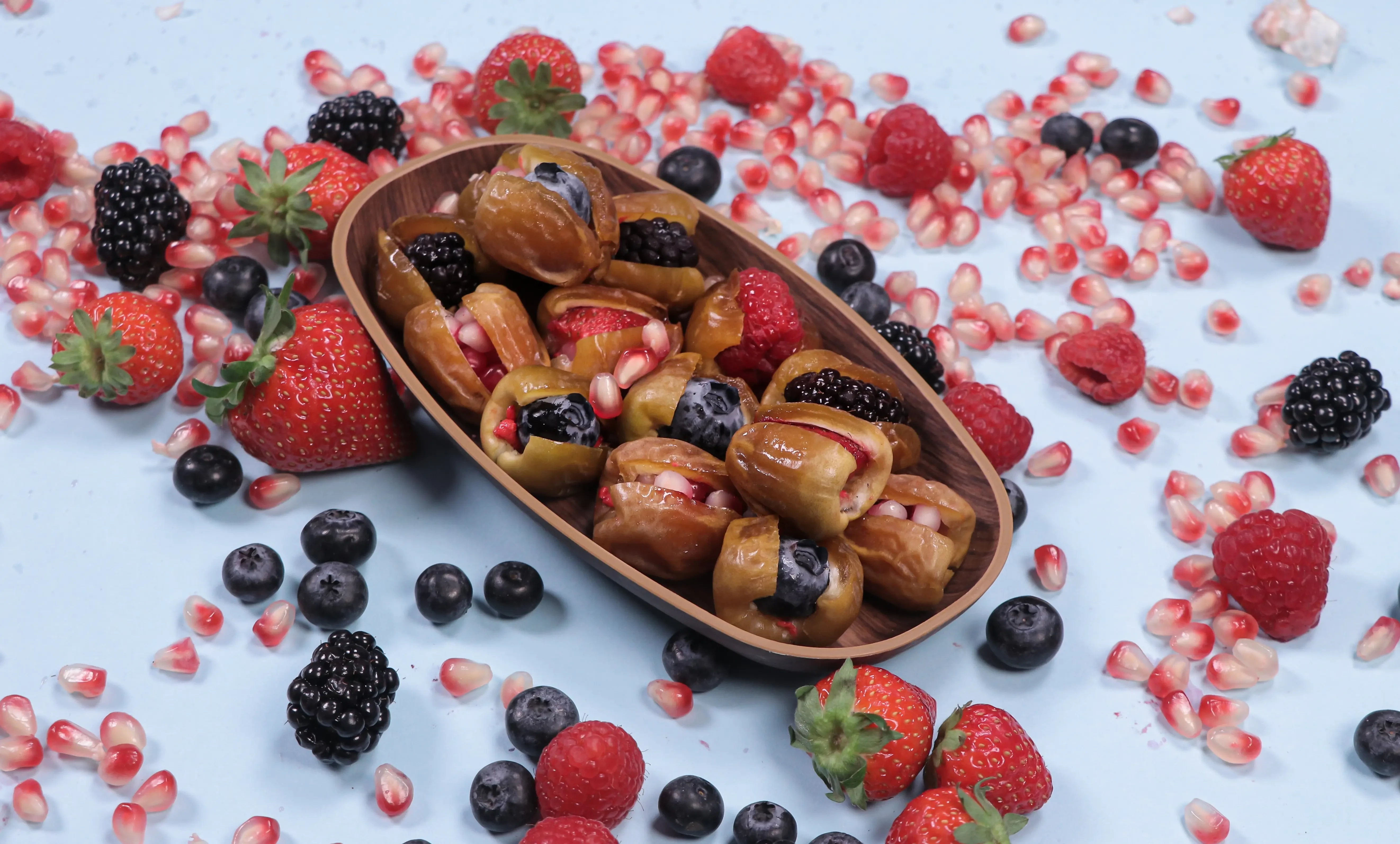 سكري بالتوت والفراولة والرمان – طبق (Mix Berry)