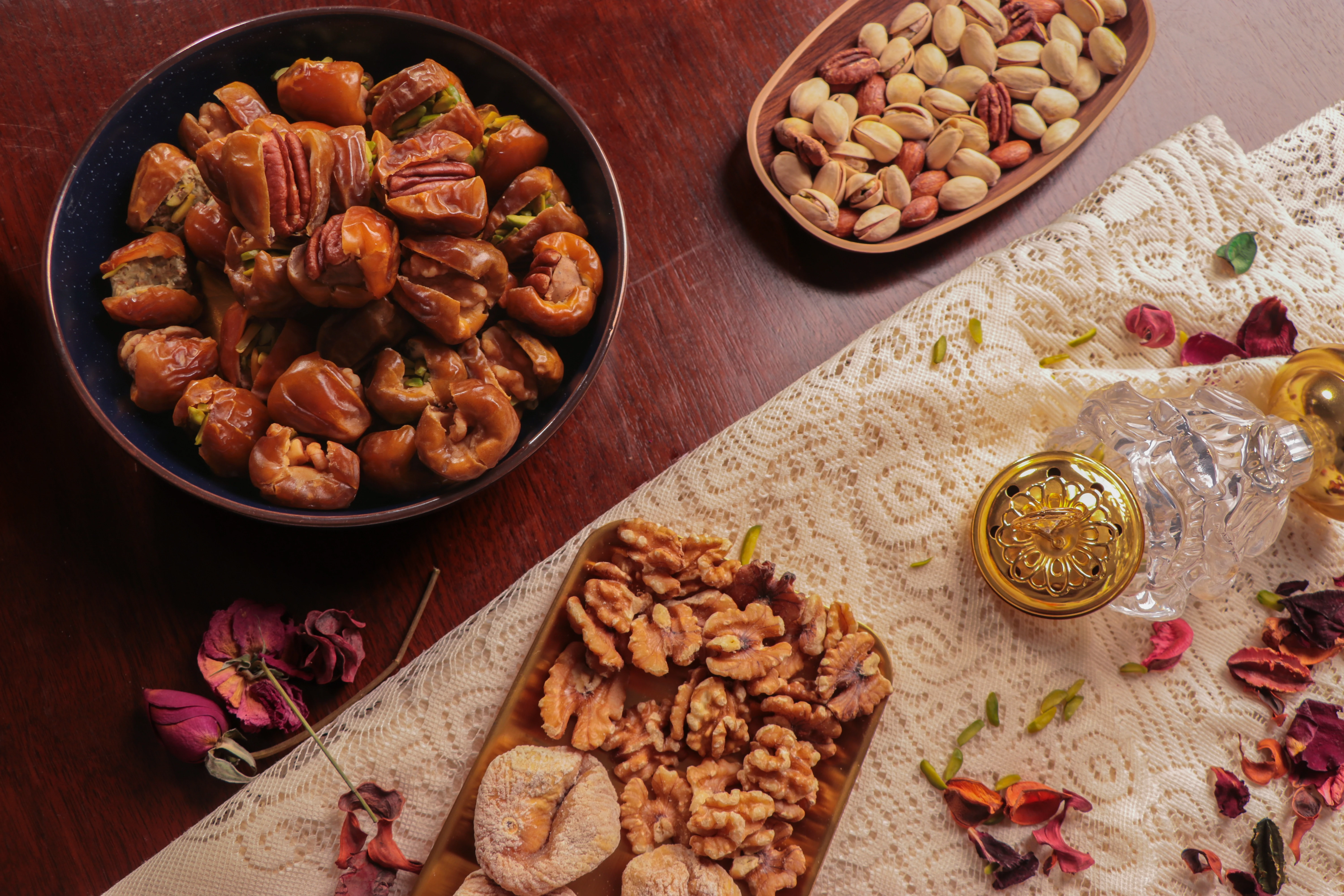 رنجينة بالجوز والفستق والبيكان  طبق( الرنجينة )